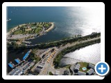 The north end of the Long Bridge and Sandpoint City Beach